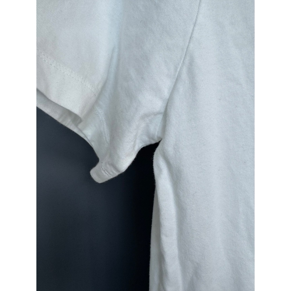Nike Graphic Tee Shiba Inu Stay Spicy Youth X Large White Unisex - Picture 3 of 8